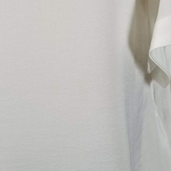 Silky white top - Picture 5 of 6